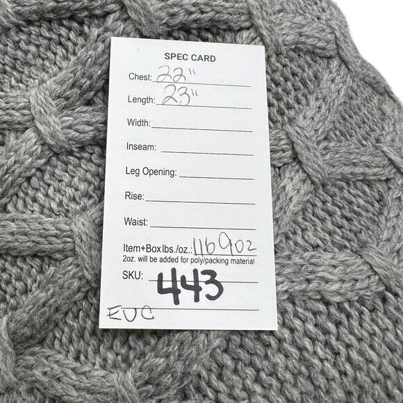 Aran Islands Knitwear Men's 100% Wool Gray Cable Knit Half-Zip Sweater Size M - Picture 8 of 8